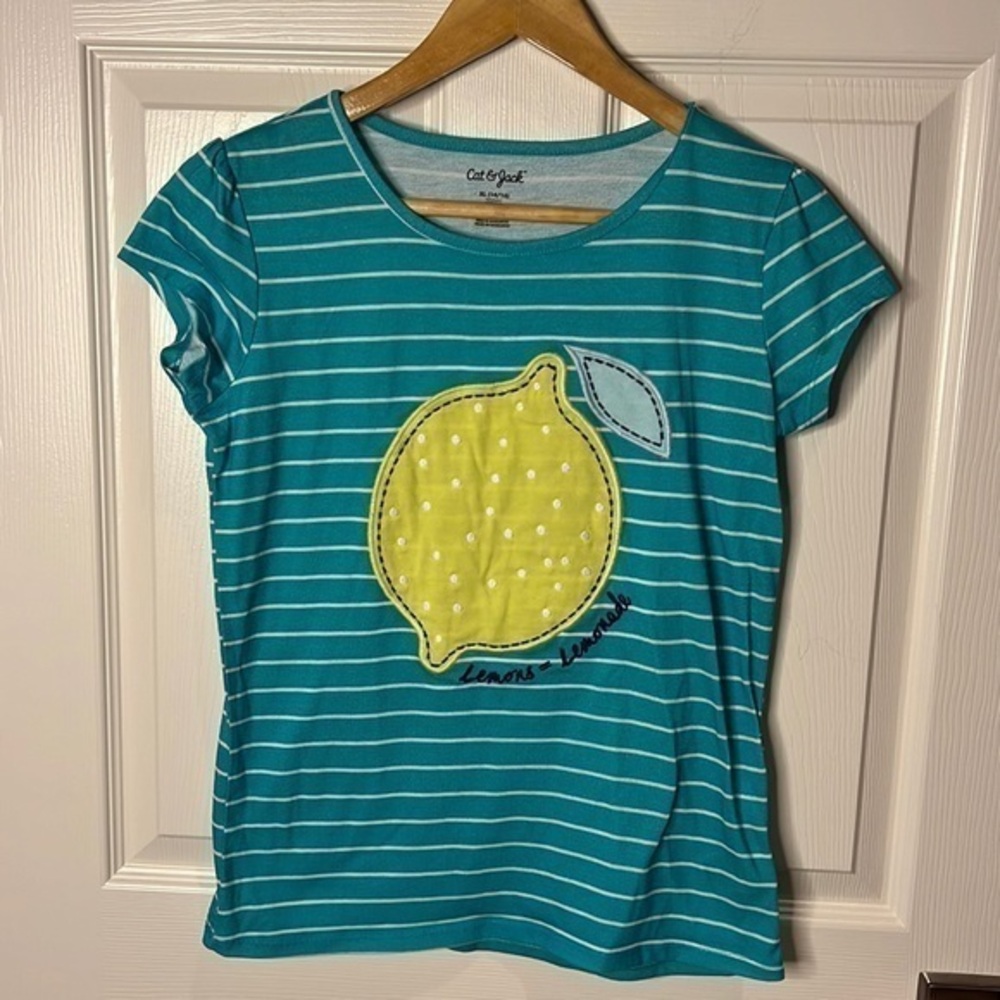 Cat & Jack lemon PJ top.